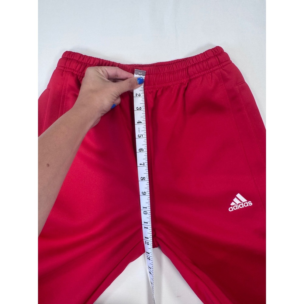 Adidas Badminton Pants Climacool Red Stripe M Athletic Gym Tracksuit Streatwear - Picture 8 of 11
